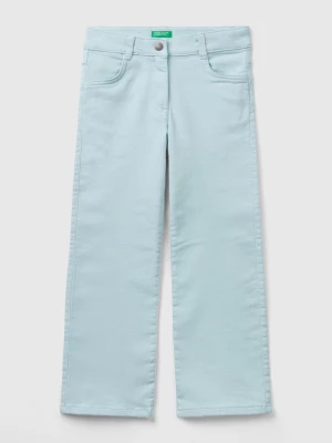 Benetton, Flared Stretch Pants, size S, Aqua, Kids United Colors of Benetton
