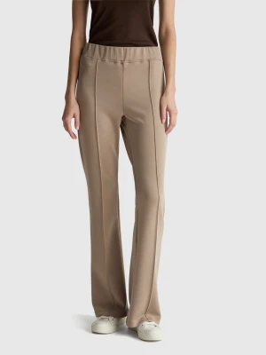 Benetton, Flared Sweatpants, Size: XS, Creamy White, Women United Colors of Benetton