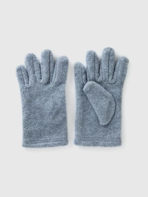 Benetton, Fleece Gloves, size S, Gray, Kids United Colors of Benetton