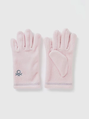 Benetton, Fleece Gloves, size XL-3XL, Soft Pink, Kids United Colors of Benetton