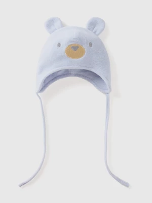 Benetton, Fleece Hat With Ear Flaps, size 56, Sky Blue, Kids United Colors of Benetton