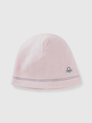 Benetton, Fleece Logo Hat, size 104, Soft Pink, Kids United Colors of Benetton