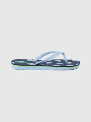 Benetton, Flip-flops With Fruit Pattern, size 28-29, Dark Blue, Kids United Colors of Benetton