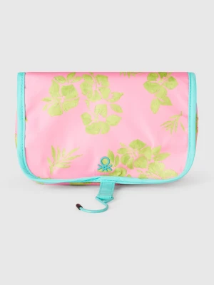 Benetton, Floral Beauty Case, size OS, Pink, Women United Colors of Benetton