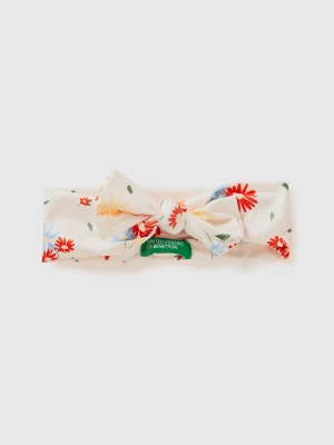 Benetton, Floral Hair Band, size OS, Creamy White, Kids United Colors of Benetton