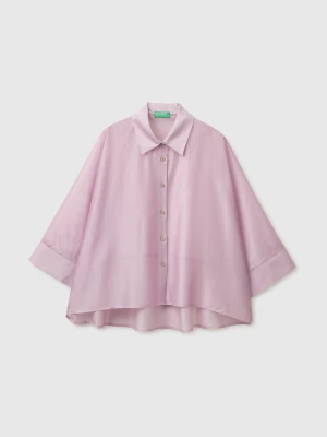 Benetton, Flowing Shirt, Size: OS, Pink, Women United Colors of Benetton
