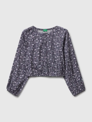 Benetton, Flowy Flowery Blouse, Size: S, Kids United Colors of Benetton