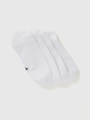 Benetton, Four Pairs Of Short Socks, size 30-34, White, Kids United Colors of Benetton