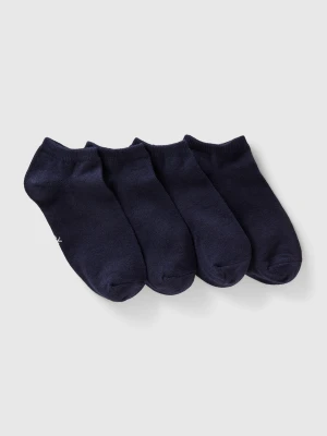 Benetton, Four Pairs Of Short Socks, size 35-38, Dark Blue, Kids United Colors of Benetton