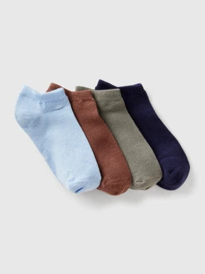 Benetton, Four Pairs Of Short Socks, size 35-38, Multi-color, Kids United Colors of Benetton