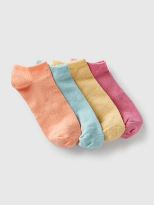 Benetton, Four Pairs Of Short Socks, size 35-38, Multi-color, Kids United Colors of Benetton