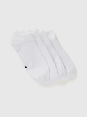 Benetton, Four Pairs Of Short Socks, size 35-38, White, Kids United Colors of Benetton