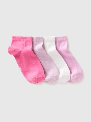 Benetton, Four Patterned Short Socks, Size: 39-41, Multi-color, Kids United Colors of Benetton