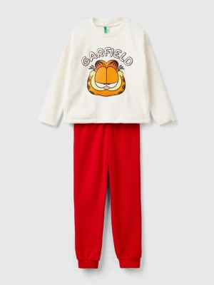 Benetton, Garfield ©2024 By Paws, Inc. Pyjamas In Fleece, size XXS, Creamy White, Kids United Colors of Benetton