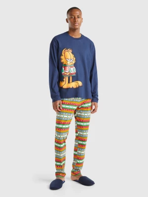 Benetton, Garfield ©2024 By Paws, Inc. Pyjamas, size XL, Dark Blue, Men United Colors of Benetton