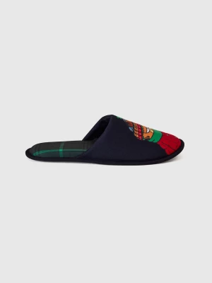 Benetton, Garfield ©2024 By Paws Slippers, size 40-41, Dark Blue, Men United Colors of Benetton