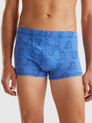 Benetton, Garfield Boxers ©2024 By Paws, Inc., size L, Bright Blue, Men United Colors of Benetton