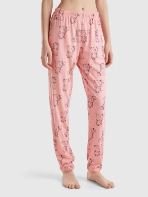 Benetton, Garfield Pyjama Trousers ©2024 By Paws, Inc., size M, Pink, Women United Colors of Benetton