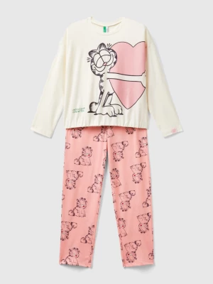 Benetton, Garfield Pyjamas ©2024 By Paws, Inc., size 2XL, Creamy White, Kids United Colors of Benetton