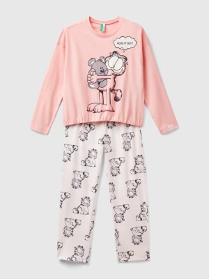 Benetton, Garfield Pyjamas ©2024 By Paws, Inc., size XS, Pink, Kids United Colors of Benetton