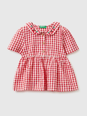 Benetton, Gingham Shirt, Size: 116, Red, Kids United Colors of Benetton