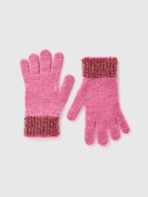 Benetton, Gloves With Lurex, size S-L, Pink, Kids United Colors of Benetton