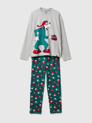 Benetton, Goofy ©disney Christmas Pyjamas, Size: S, Light Gray, Men United Colors of Benetton