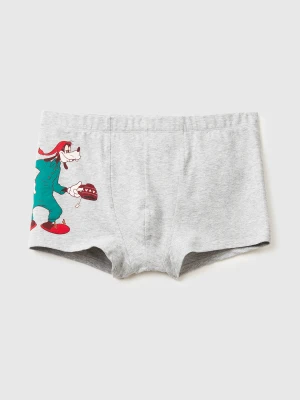 Benetton, Gray Goofy ©disney Boxers, Size: XL, Light Gray, Men United Colors of Benetton