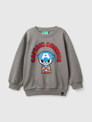 Benetton, Gray ©marvel Capitan America Sweatshirt, size 116, Dark Gray, Kids United Colors of Benetton