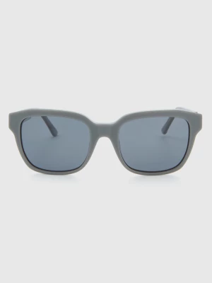 Benetton, Gray Sunglasses With Logo, size OS, Gray, Men United Colors of Benetton