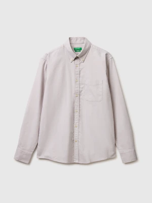 Benetton, Green Button-down Shirt, Size: XS, Light Green, Men United Colors of Benetton