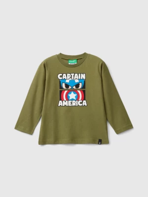 Benetton, Green ©marvel Captain America T-shirt, size 104, Green, Kids United Colors of Benetton