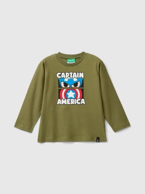 Benetton, Green ©marvel Captain America T-shirt, size 82, Green, Kids United Colors of Benetton