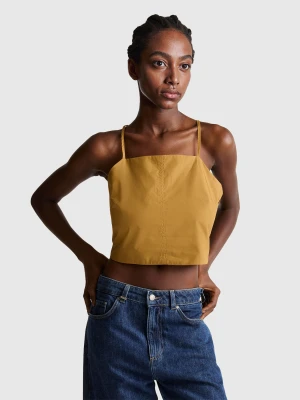 Benetton, Halterneck Top, Size: XS, Camel, Women United Colors of Benetton