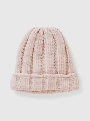 Benetton, Hat In Chenille, size 104-116, Soft Pink, Kids United Colors of Benetton