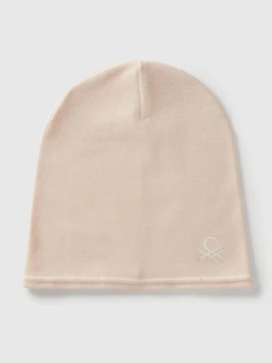 Benetton, Hat In Stretch Cotton, Size: 104, Creamy White, Kids United Colors of Benetton