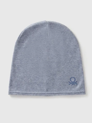 Benetton, Hat In Stretch Cotton, Size: 104, Light Blue, Kids United Colors of Benetton