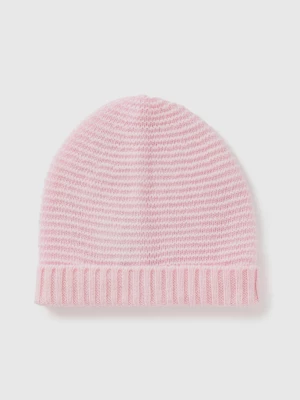 Benetton, Hat In Wool Blend, size 104-116, Pink, Kids United Colors of Benetton