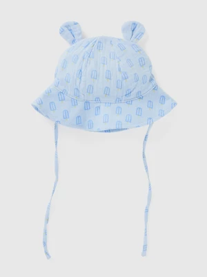 Benetton, Hat With Ears, size 62, Sky Blue, Kids United Colors of Benetton
