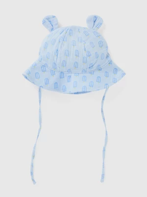 Benetton, Hat With Ears, size 74, Sky Blue, Kids United Colors of Benetton