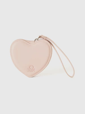 Benetton, Heart Purse, size OS, Soft Pink, Women United Colors of Benetton