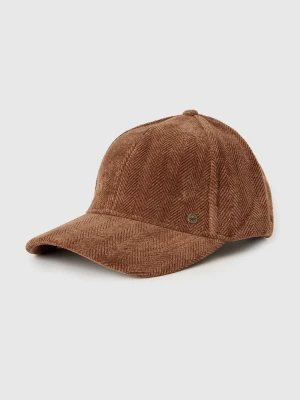 Benetton, Herringbone Baseball Cap, Size: OS, Camel, Women United Colors of Benetton