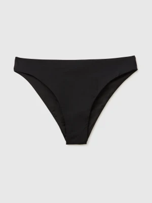 Benetton, High-cut Swim Briefs, Size: XS, Black, Women United Colors of Benetton