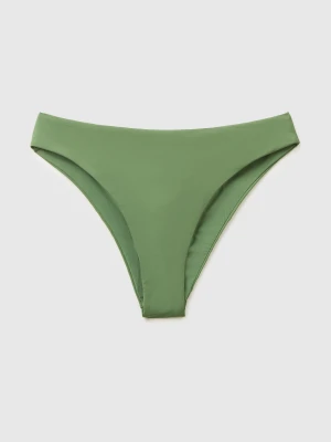 Benetton, High-cut Swim Briefs, Size: XS, Green, Women United Colors of Benetton