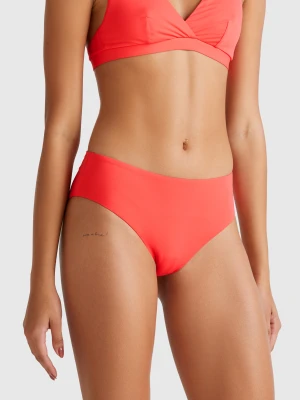Benetton, High Rise Swim Briefs In Econyl®, size S, Coral, Women United Colors of Benetton