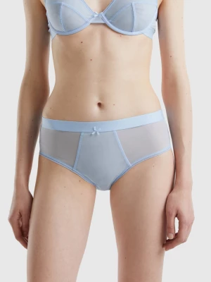 Benetton, High-waisted Mesh Underwear, size S, Lilac, Women United Colors of Benetton