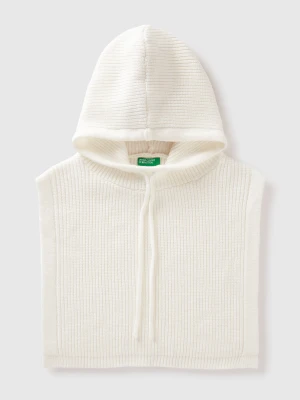 Benetton, Hooded Dickey, Size: OS, Creamy White, Women United Colors of Benetton