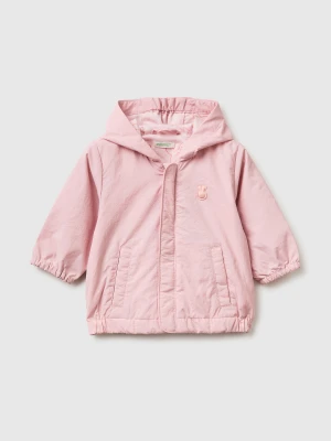 Benetton, Hooded Windbreaker, Size: 82, Soft Pink, Kids United Colors of Benetton