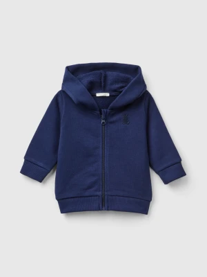 Benetton, Hoodie In Cotton, size 82, Dark Blue, Kids United Colors of Benetton