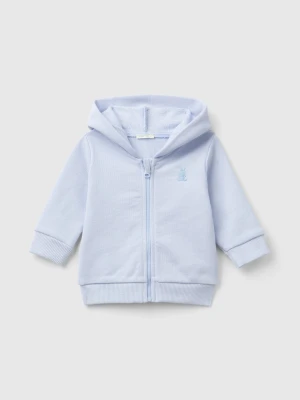 Benetton, Hoodie In Cotton, size 82, Sky Blue, Kids United Colors of Benetton